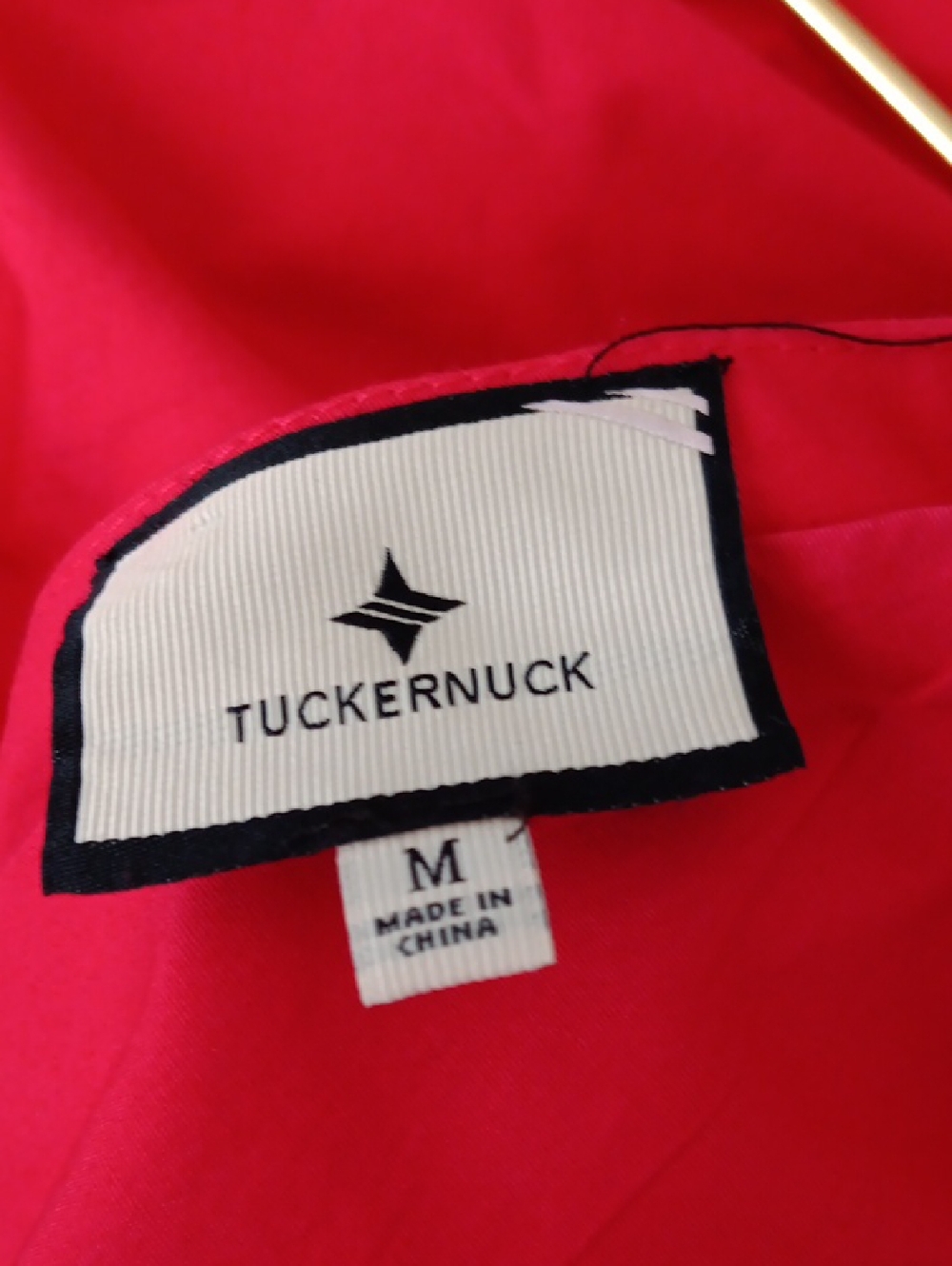 TUCKERNUCK..KATE..RED BUTTON DOWN MIDI - Picture 6 of 7